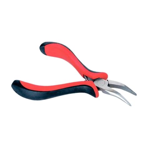 Clește patent cu vârf curbat, mâner ergonomic