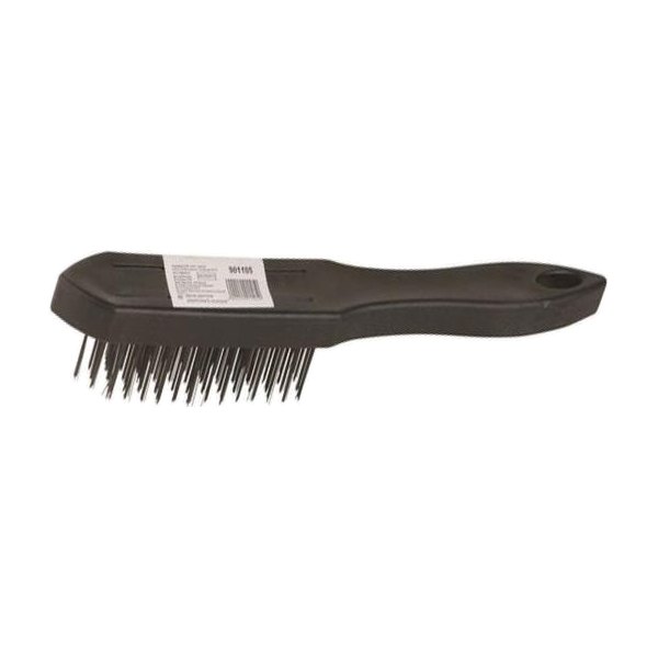 Perie de sârmă mâner plastic drept